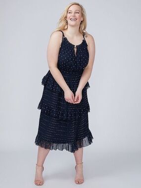 LANE BRYANT TIERED PARTY DRESS